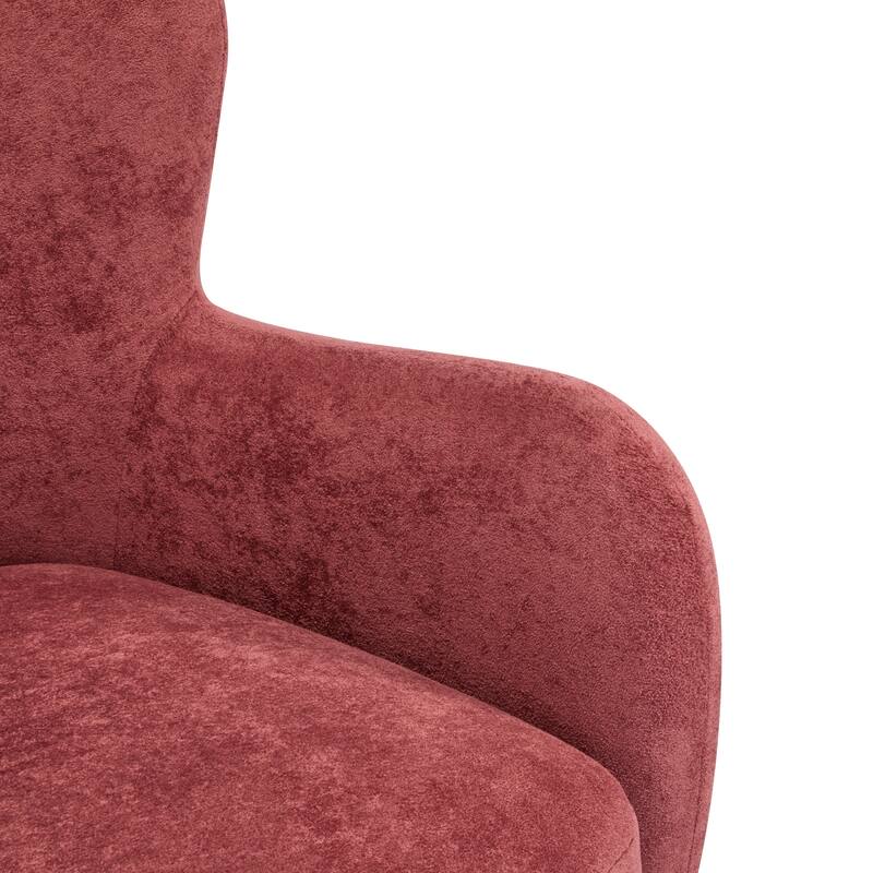 Bacho Fabric Wingback Accent Chair by Christopher Knight Home