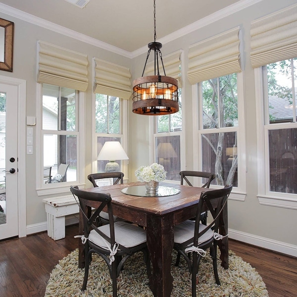 Wood and metal ceiling light hot sale