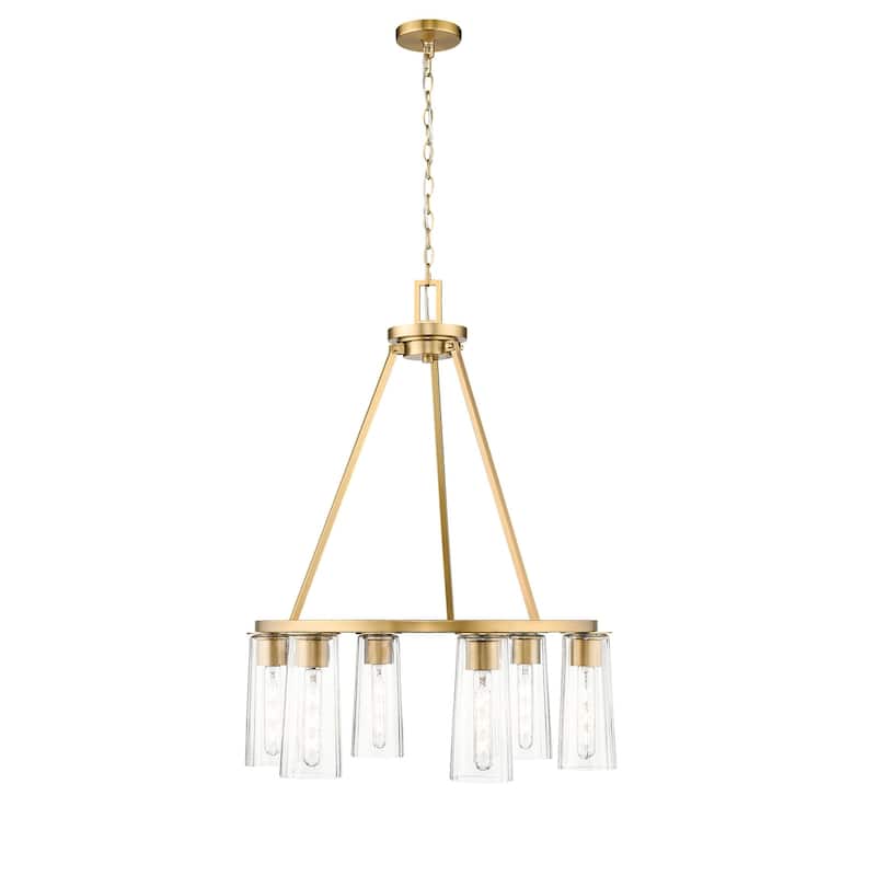 Z-Lite 826-6 Titus 6 Light 26" Wide Candle Style Chandelier