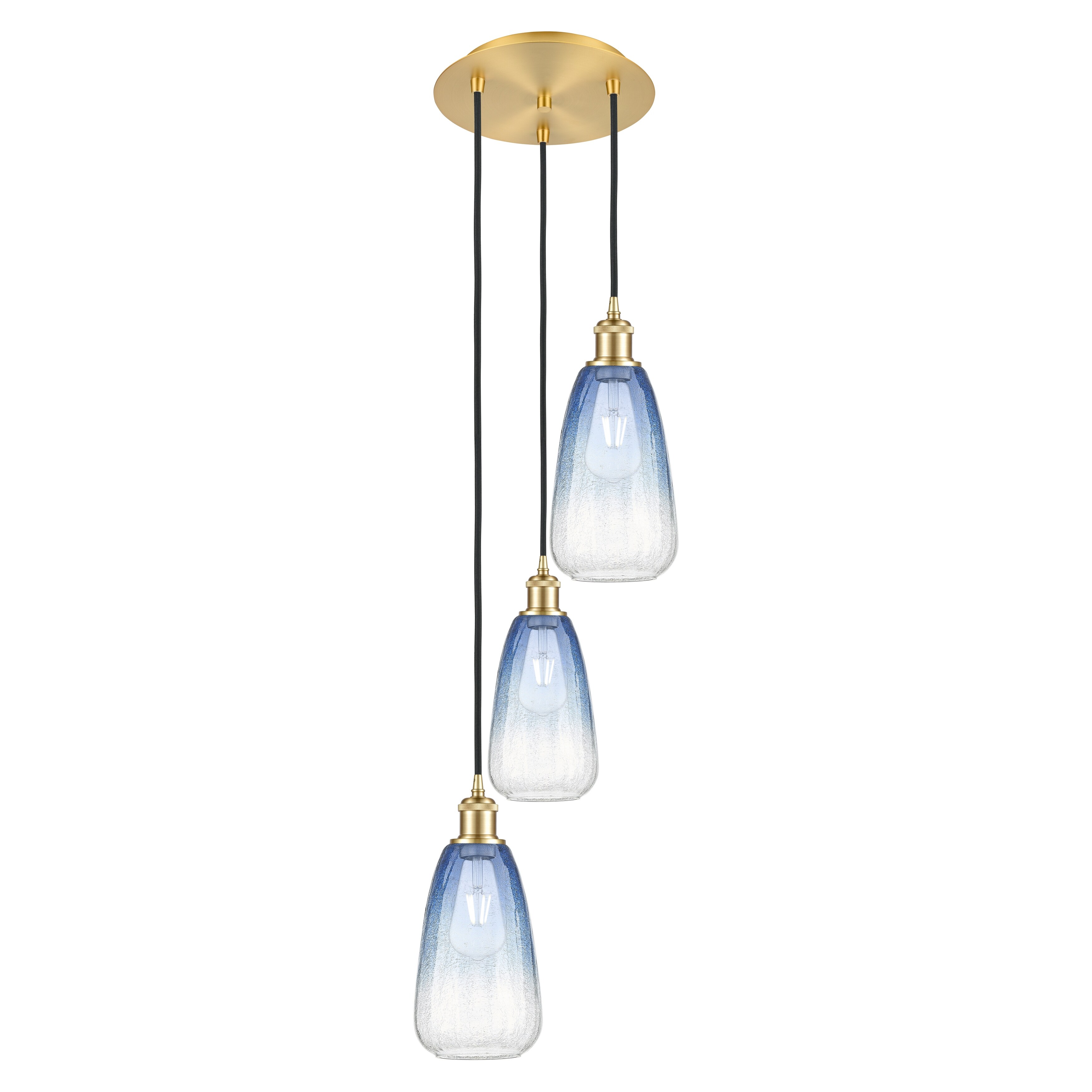 Innovations Lighting Endless Possibilities Ballston - Brookhaven Almond - 3 Light 13" Cord Hung Multi Pendant