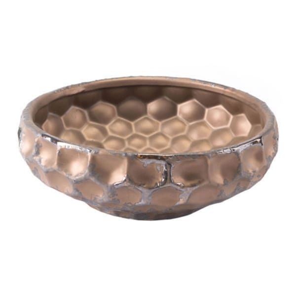 Hammered Rustic Bowl Bronze