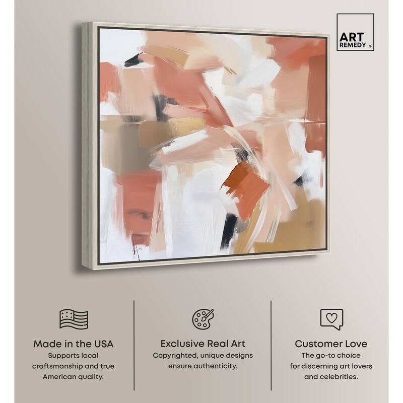 Rose and Rust I Canvas by Art Remedy