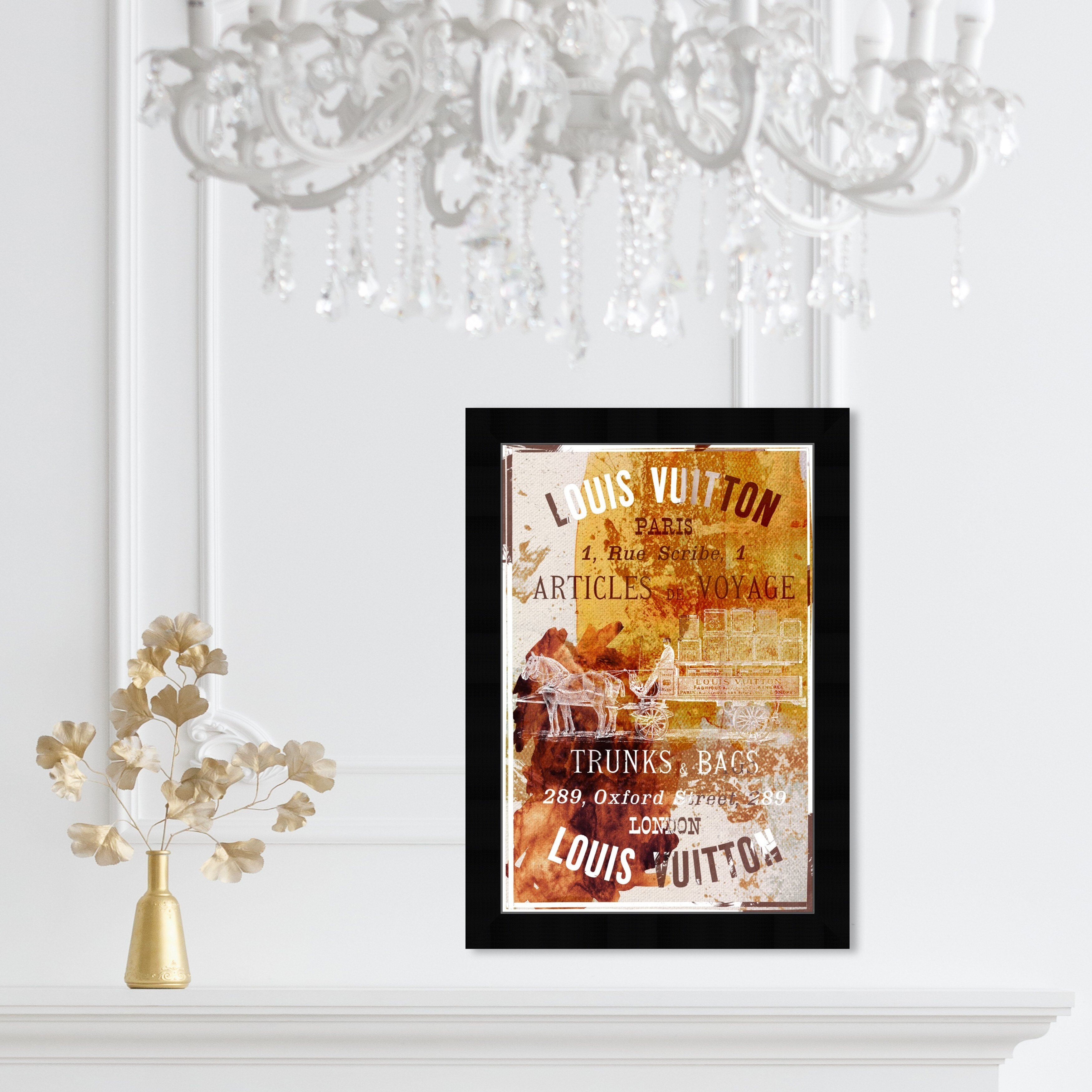 Oliver Gal 'Articles de Voyage' Fashion and Glam Wall Art Framed