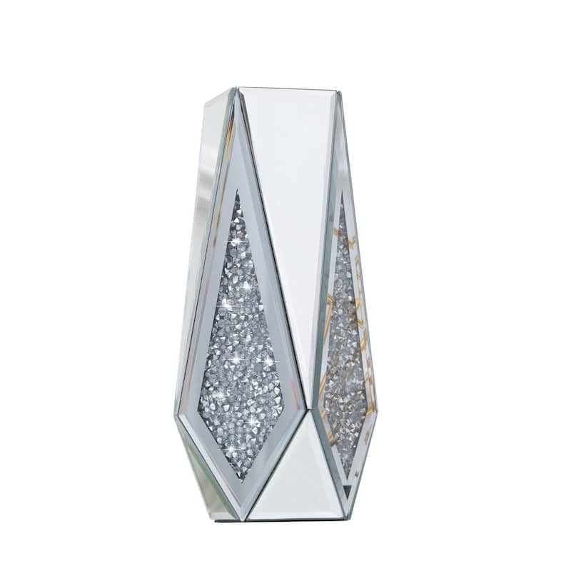 Mirrored Diamond Vase for Flower