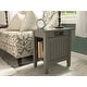 preview thumbnail 10 of 9, AFI Nantucket Chair Side Table with Built-in Charger