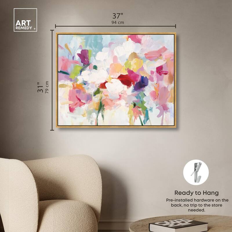Saturated Colors II Canvas by Art Remedy