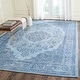 preview thumbnail 3 of 59, SAFAVIEH Classic Vintage Boho Laurette Distressed Oriental Cotton Rug 6'7" x 9'2" - Blue - Rectangle
