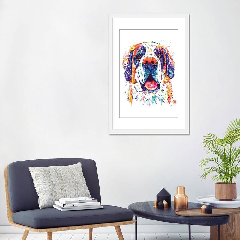 iCanvas "St. Bernard" by Lisa Whitehouse
