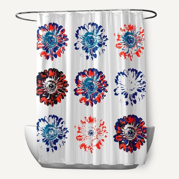 71 x 74inch Gypsy Floral Floral Print Shower Curtain Bed Bath