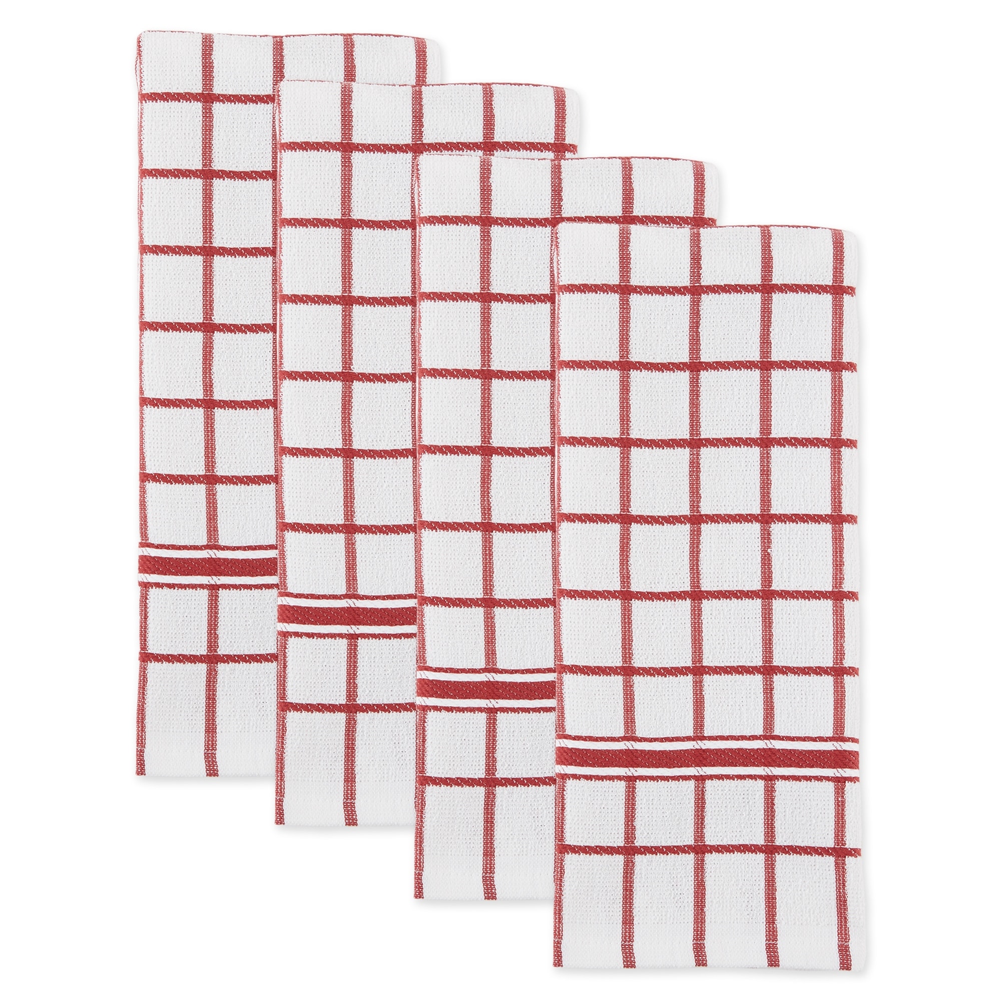 Windowpane Dishtowel (Set of 4) - Bed Bath & Beyond - 10517541