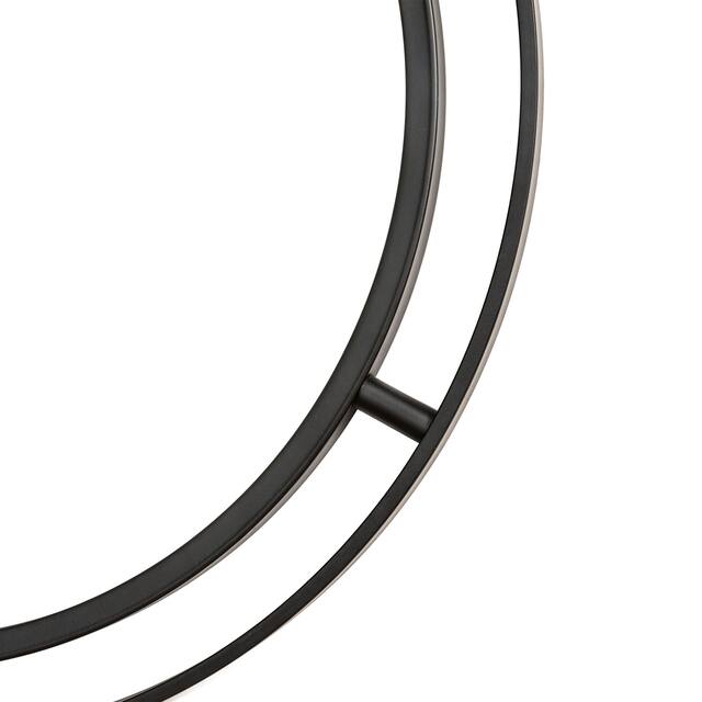 Glitzhome Oversized Iron-framed Round Wall Mirror