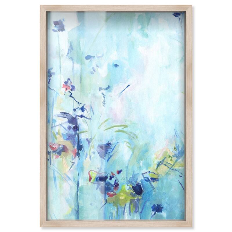 Heavenly Blue I Shadowbox by Art Remedy - Natural - 20" x 30"