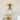 Vintage Brass Diamond Cut Glass Flush Mount Ceiling Light