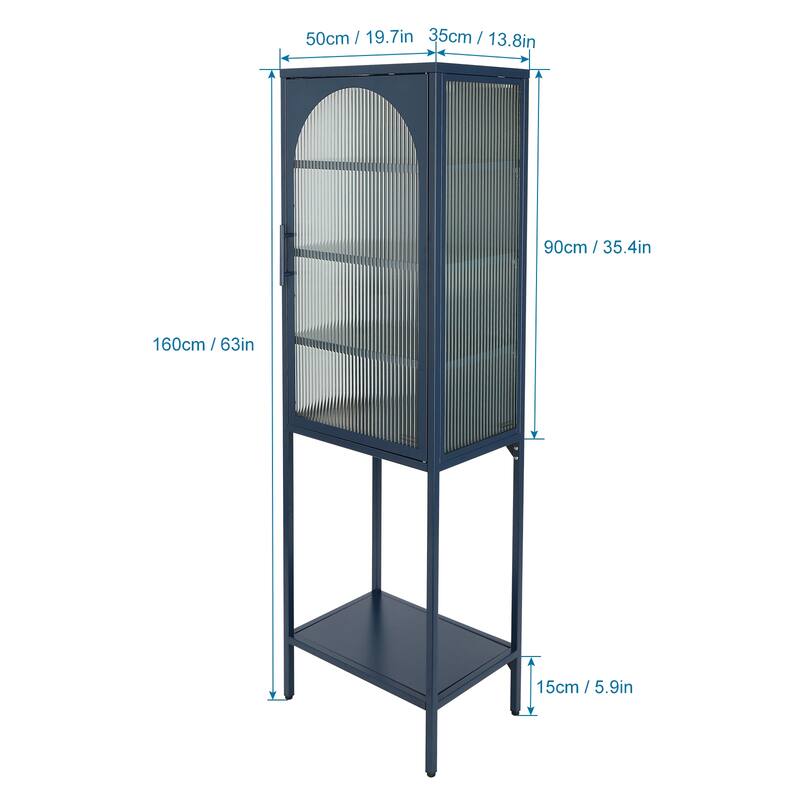 Tempered Glass Door Cabinet