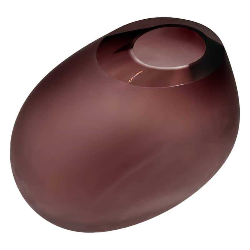Premium Contemporary Glass Vase in Purple