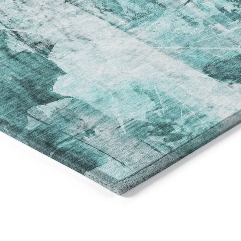Tara Lush Floral Weather Resistant Timeless Fusion Outdoor Rug