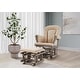 preview thumbnail 38 of 36, Forever Eclectic Cozy Glider Rocker and Ottoman
