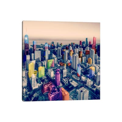 iCanvas "Chicago City Pop" by Unknown Artist Canvas Print