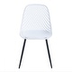preview thumbnail 10 of 19, Porthos Home Egil Dining Chairs Set Of 2, Plastic Back, Iron Legs