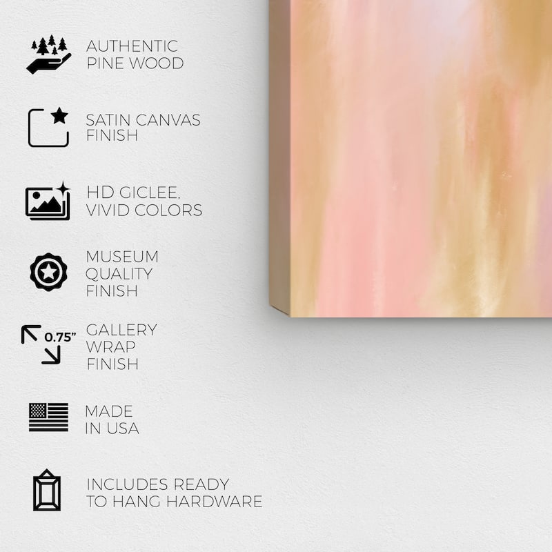 Wynwood Studio Canvas Abstract Minimalista Flower Black and Vanilla Modern & Contemporary Wall Art Canvas Print