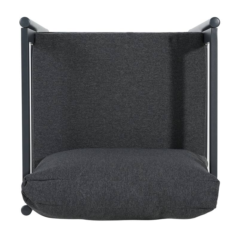 Christopher Knight Home - Outdoor Aluminum Dining Chair Set with Modern Grey Cushions