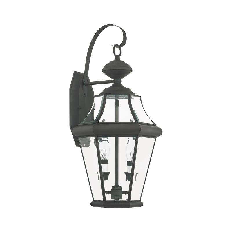 Livex Lighting Georgetown 2 Light 20-3/4" Tall Outdoor Wall Sconce