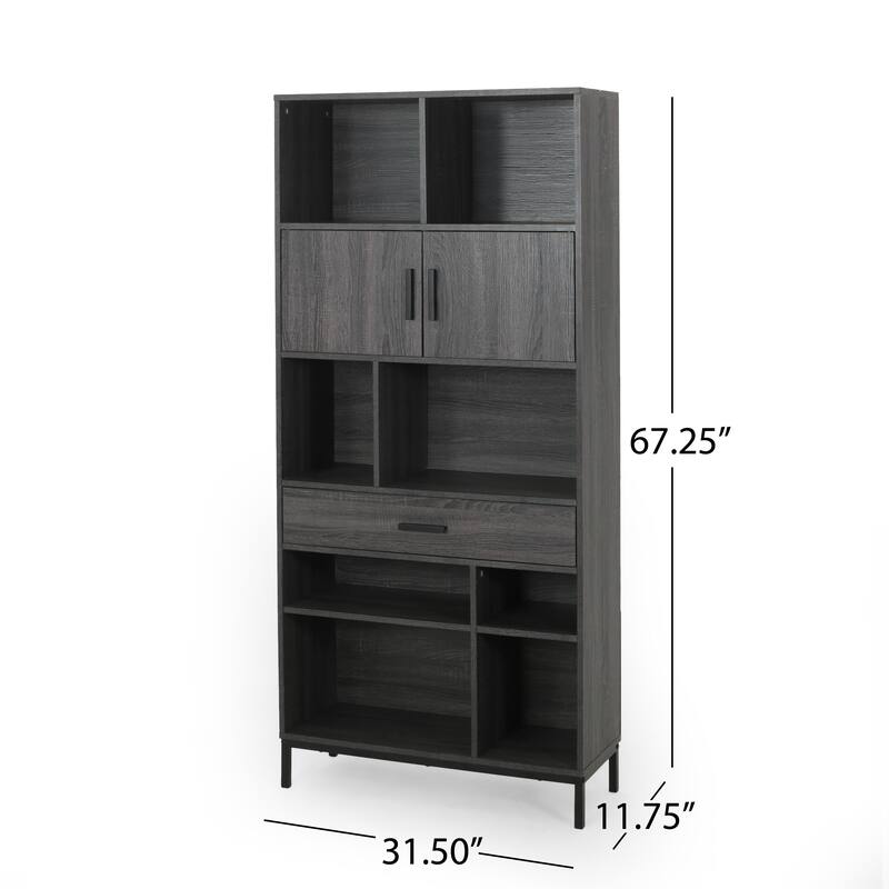 Fuller Contemporary Faux Wood Cube Unit Bookcase by Christopher Knight Home