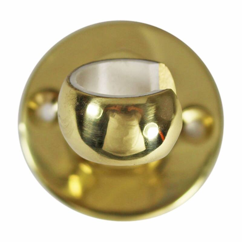 Brass Twist-In Bracket PVD Bathroom Shower Part Replacement Renovators Supply - Gold