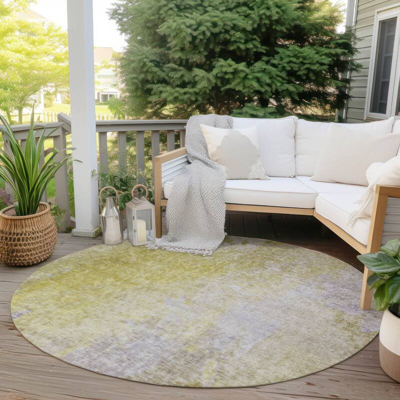 Tamo Modern Art-Inspired Weather Resistant Versatile Elegance Outdoor Rug