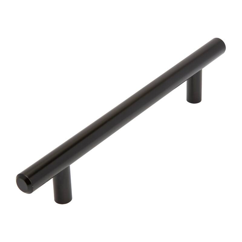 Utopia Alley Carli Cabinet Pull Handle, Brushed nickel/Matt Black 3", 5" and 12.5" Center to Center