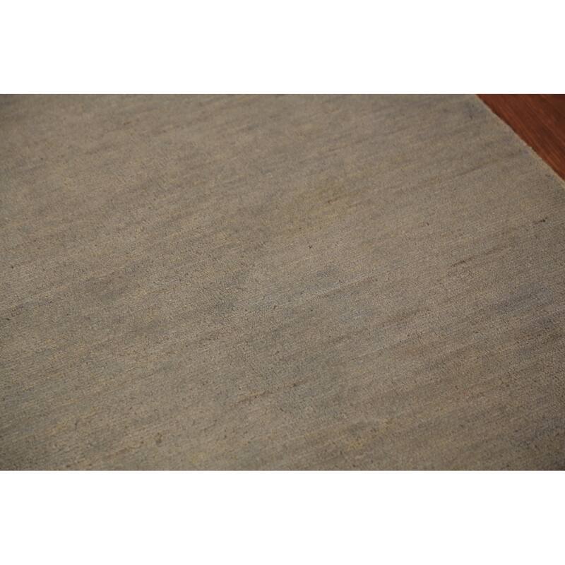 Modern Gabbeh Runner Rug Handmade Wool Carpet - 2'9" x 9'9"