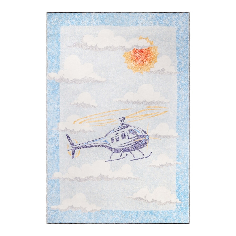 Superior World Traveler Kids Playroom Indoor Area Rug