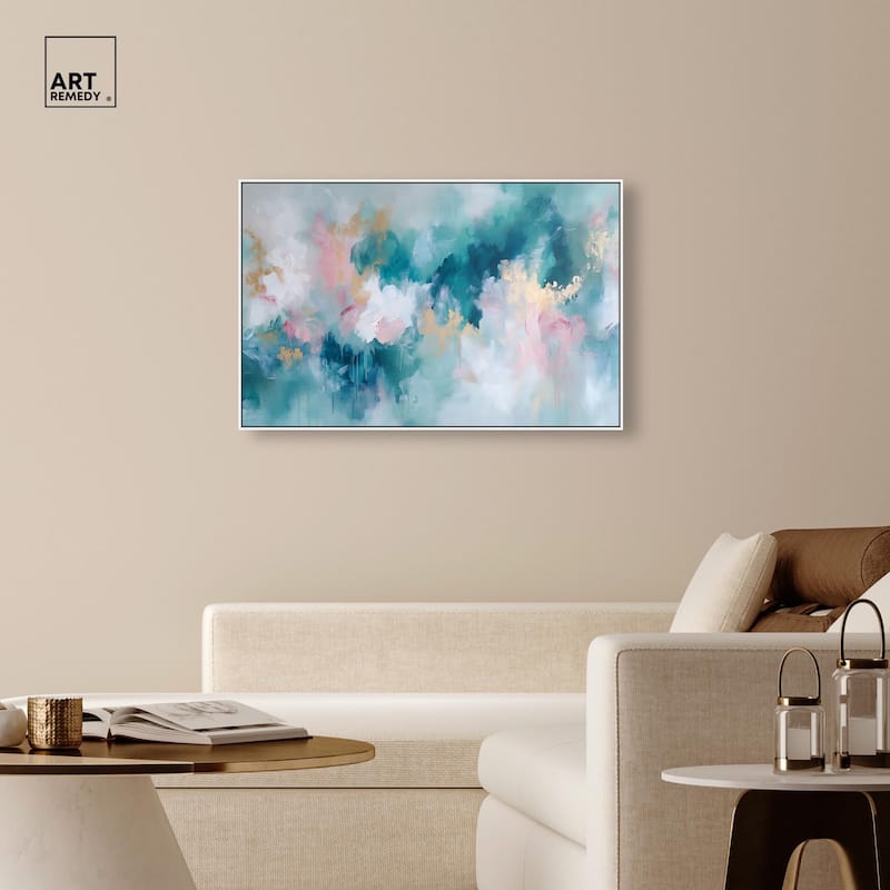Emerald Sky Canvas by Art Remedy