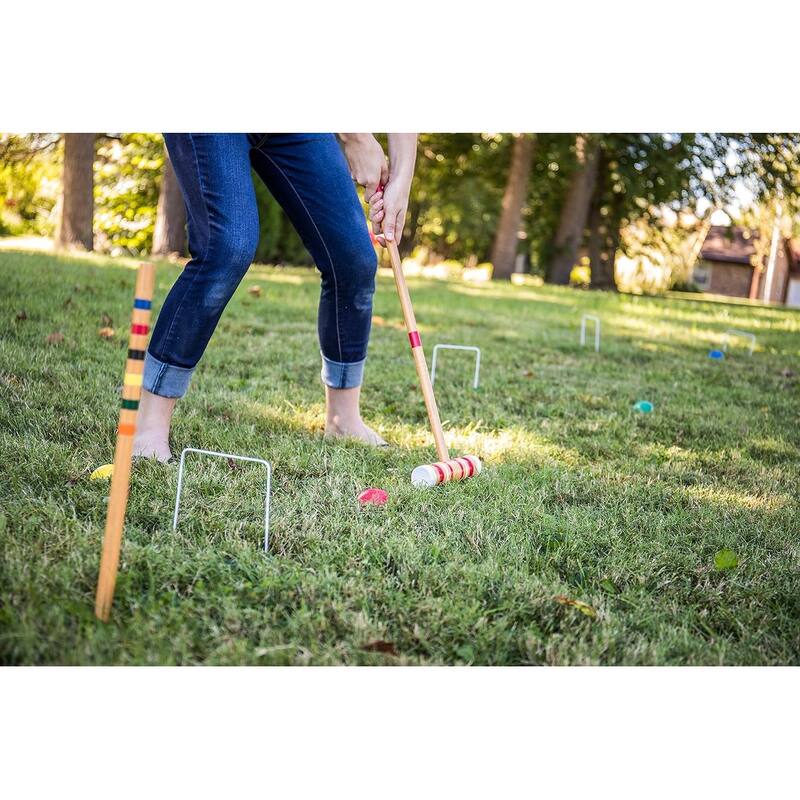 Six Player Croquet Sets with 6 Wood Mallets Bed Bath & Beyond 40276149