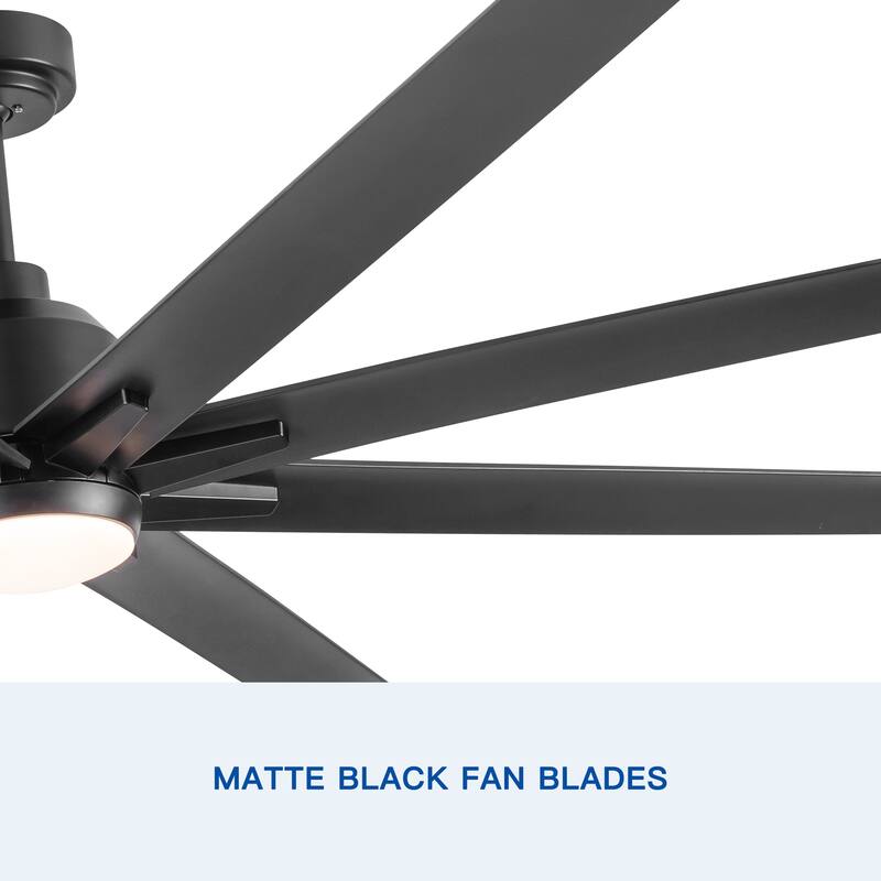 72" Ceiling Fan with LED light and App Remote Control