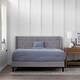 preview thumbnail 2 of 35, Brookside Isabelle Button Tufted Wingback Upholstered Bed