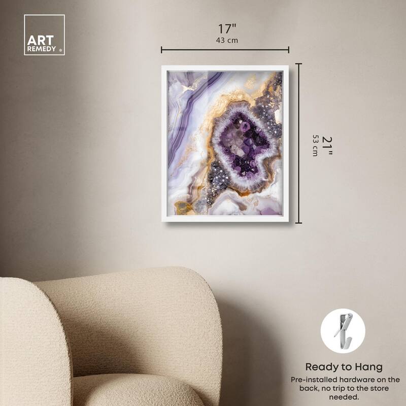 Amethystine Dream II Shadowbox by Art Remedy