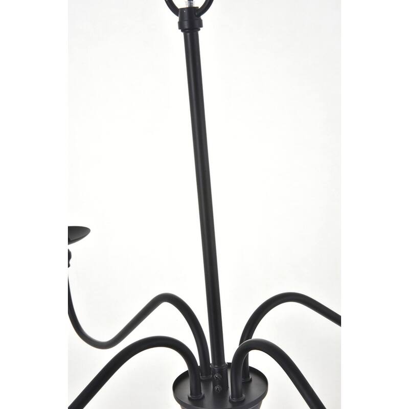 Rohan 4 light Matte Black Pendant