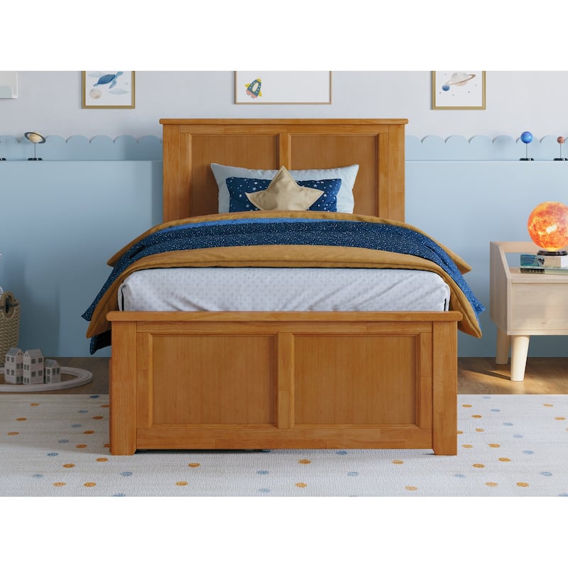 Madison Platform Bed with Matching Footboard with Storage Drawers