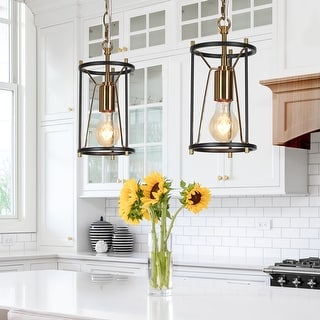 Modern black and brass chandelier outlet