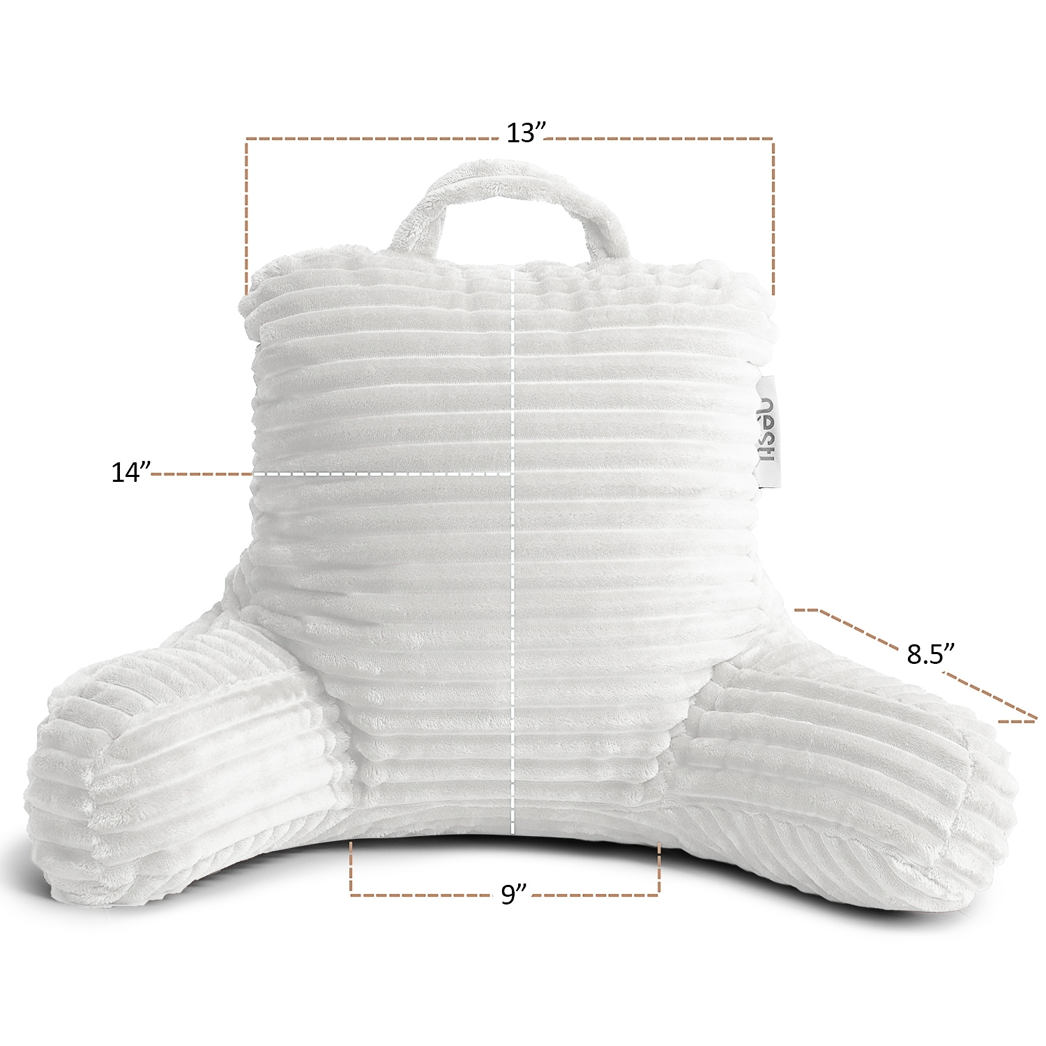 https://ak1.ostkcdn.com/images/products/is/images/direct/2e99ddd748d221f7e391d555eba902fdb0ae50d7/Nestl-Cut-Plush-Striped-Reading-Pillow---Back-Support-Shredded-Memory-Foam-Bed-Rest-Pillow-with-Arms.jpg