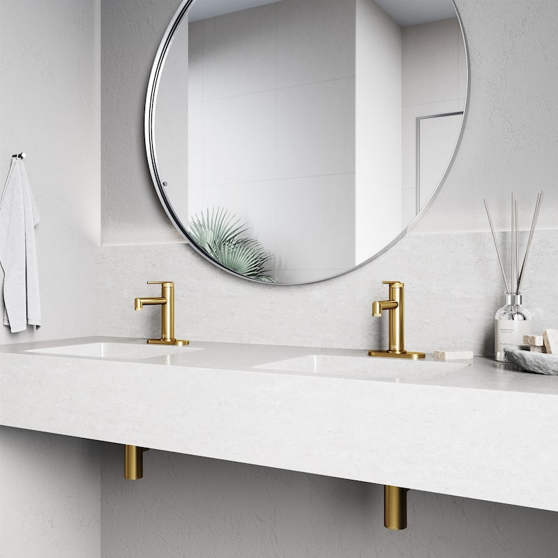 VIGO Sterling 7" H Single Handle Single Hole Bathroom Faucet
