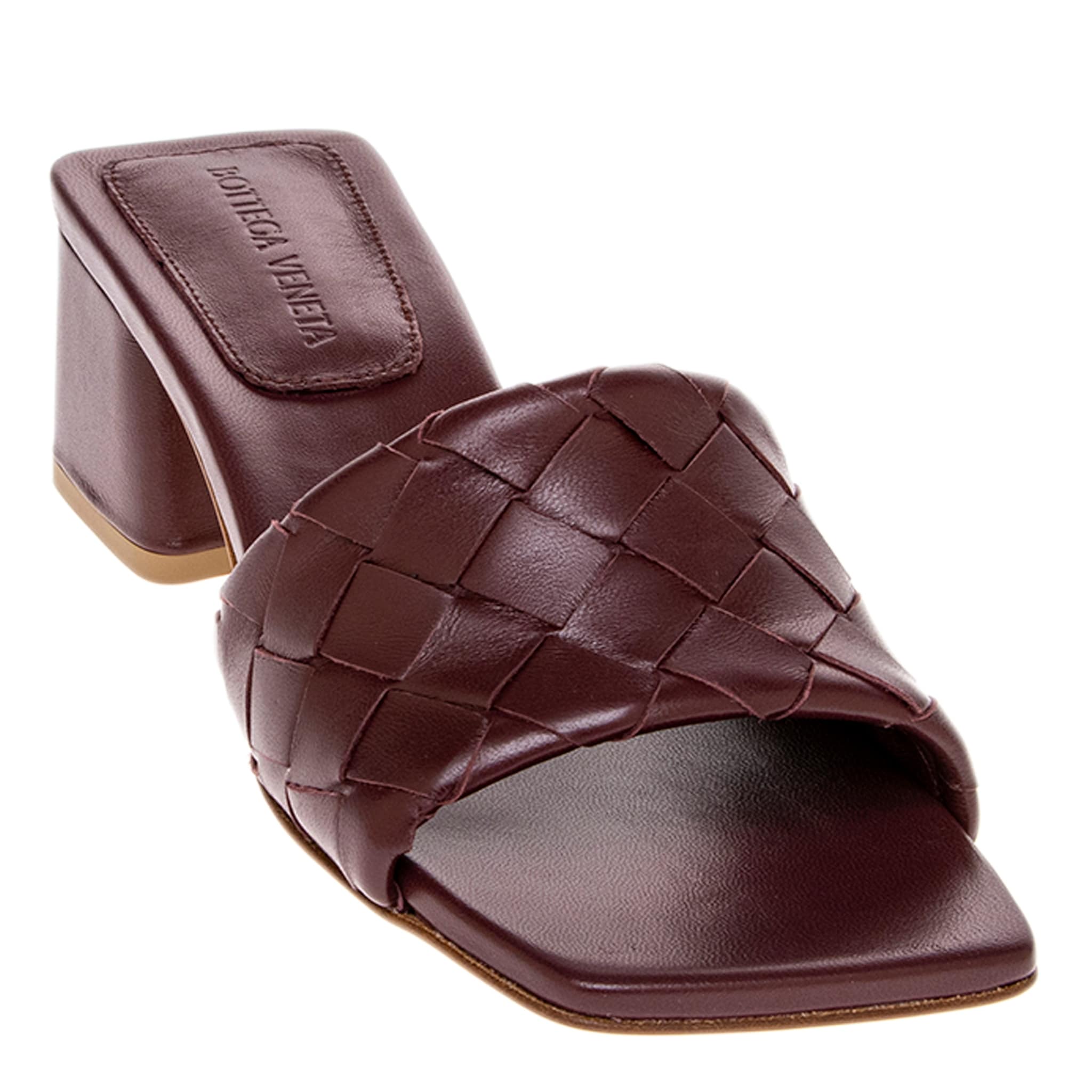 Prada Square Toe Patent Leather Mules - Overstock - 43856448