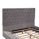 preview thumbnail 7 of 16, Queen Size Upholstery Storage Platform Bed with Storage Space on both Sides and Footboard