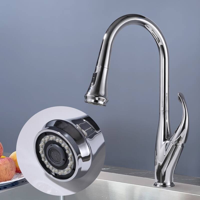 Topcraft High-arc Stainless Steel kitchen Sink Faucet