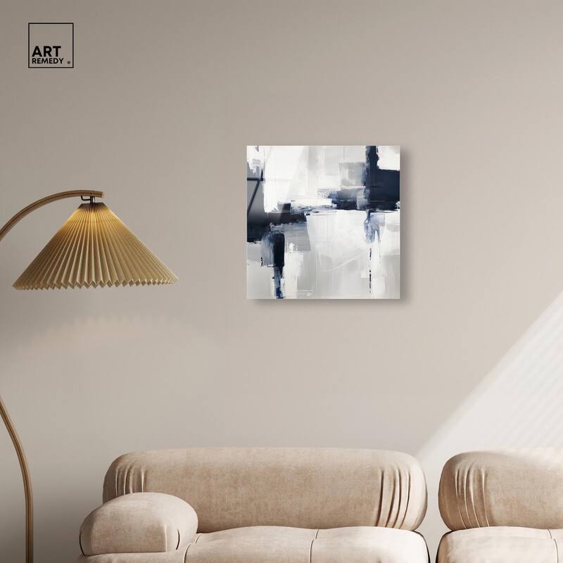 Porcelain Blue on White II Acrylic by Art Remedy, Ready to Hang