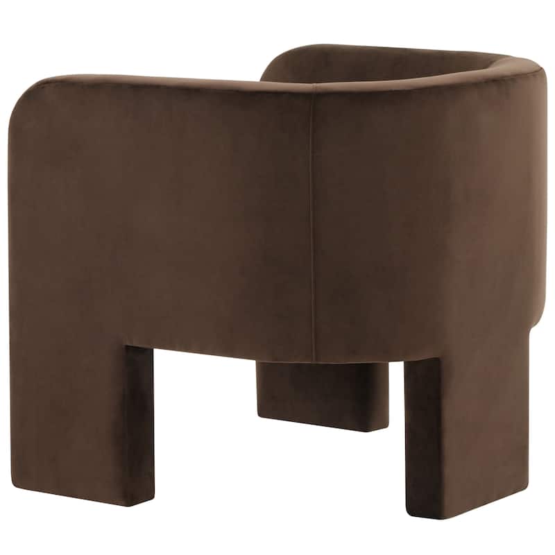 SAFAVIEH Couture Sammie 3-Leg Boucle Accent Chair - 30 in. W x 30 in. D x 29 in. H