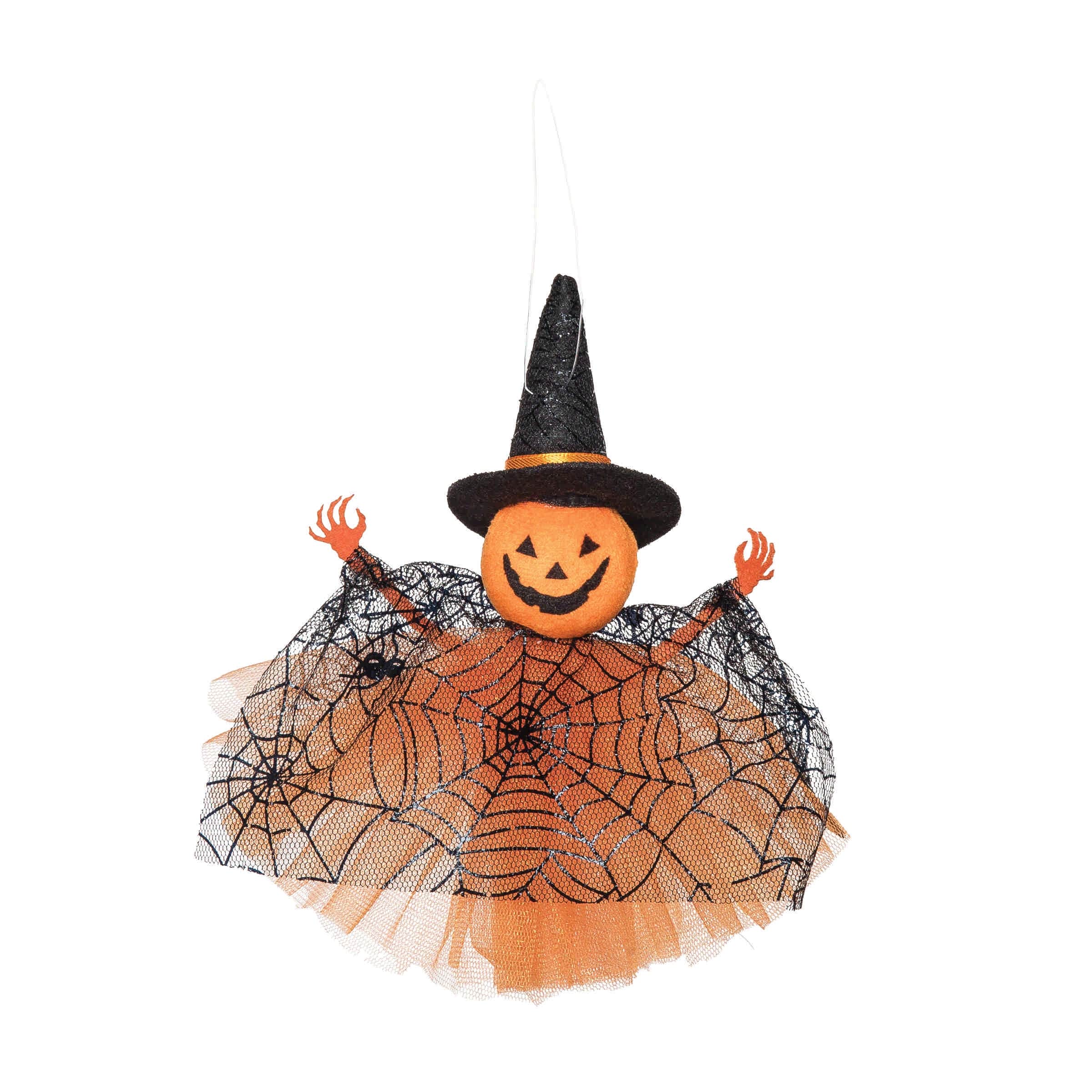 Jack O’ Lantern Witch Christmas Tree Ornament
