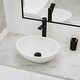 preview thumbnail 2 of 8, Karran Valera 16" Vitreous China Vessel Bathroom Sink in White
