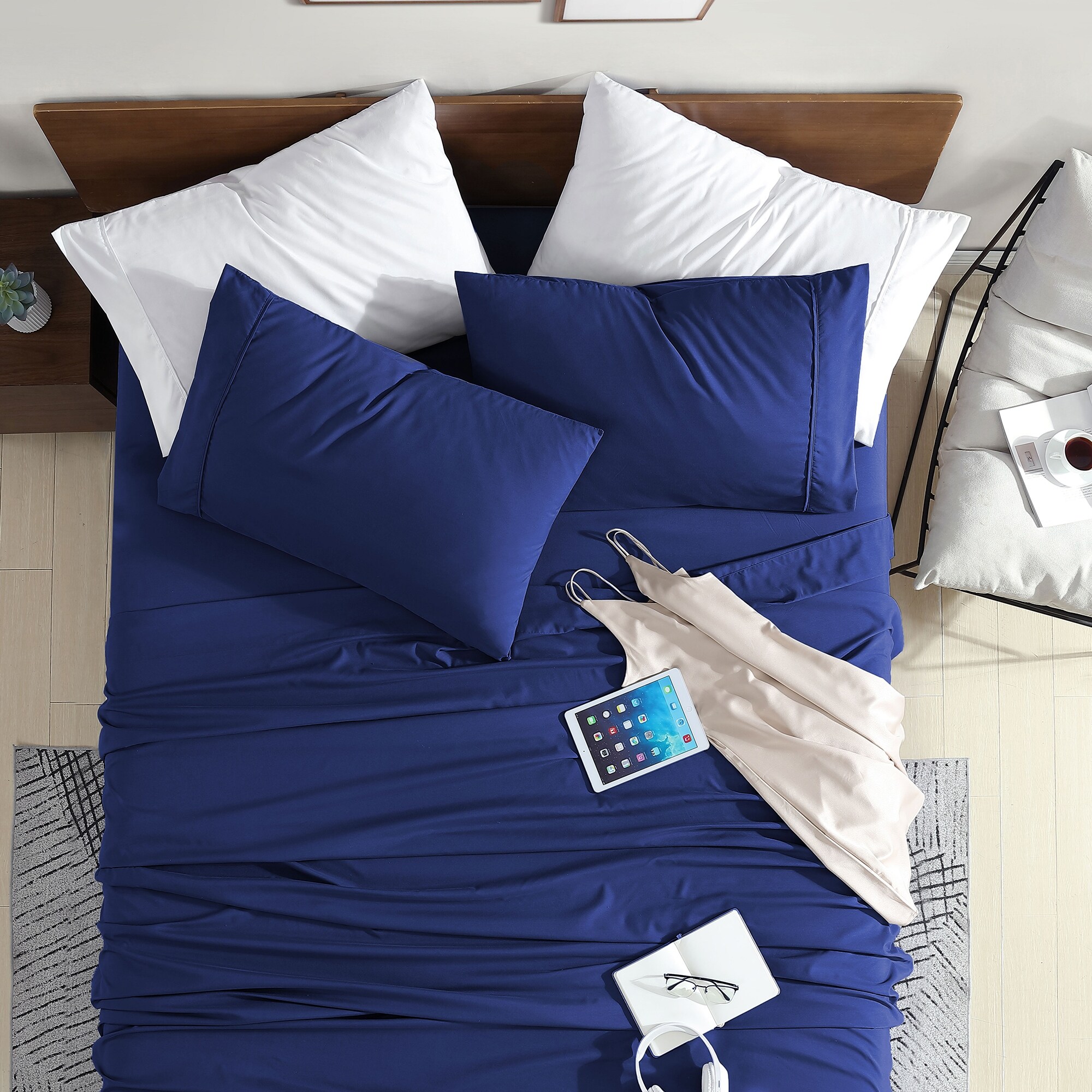 Swift Home Double Brushed Ultra Soft Microfiber Sheets - Picture 72 of 80